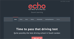 Desktop Screenshot of echodriving.co.uk