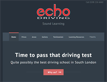 Tablet Screenshot of echodriving.co.uk